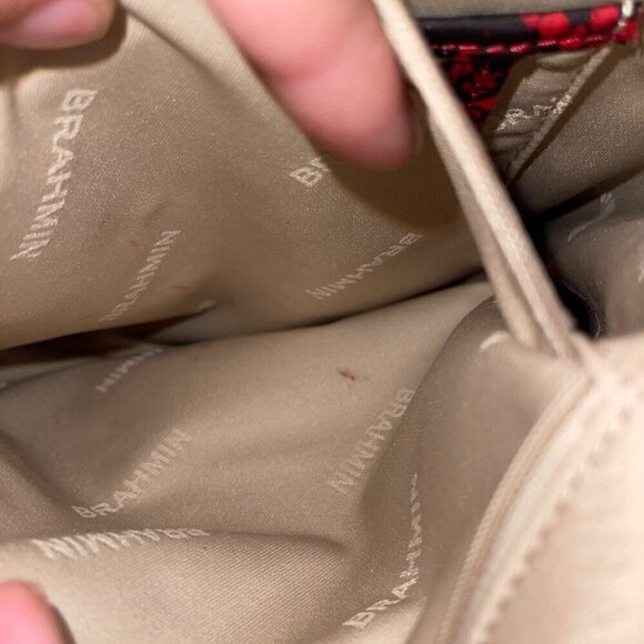 Brahmin Womens Crossbody Bag One Size Lipstick Ombre Melbourne Leather Adjustabl - Picture 8 of 10